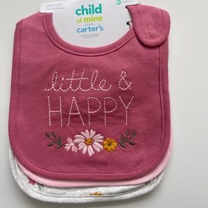 Child of Mine by Carters Little & Happy 3 pack of bibs